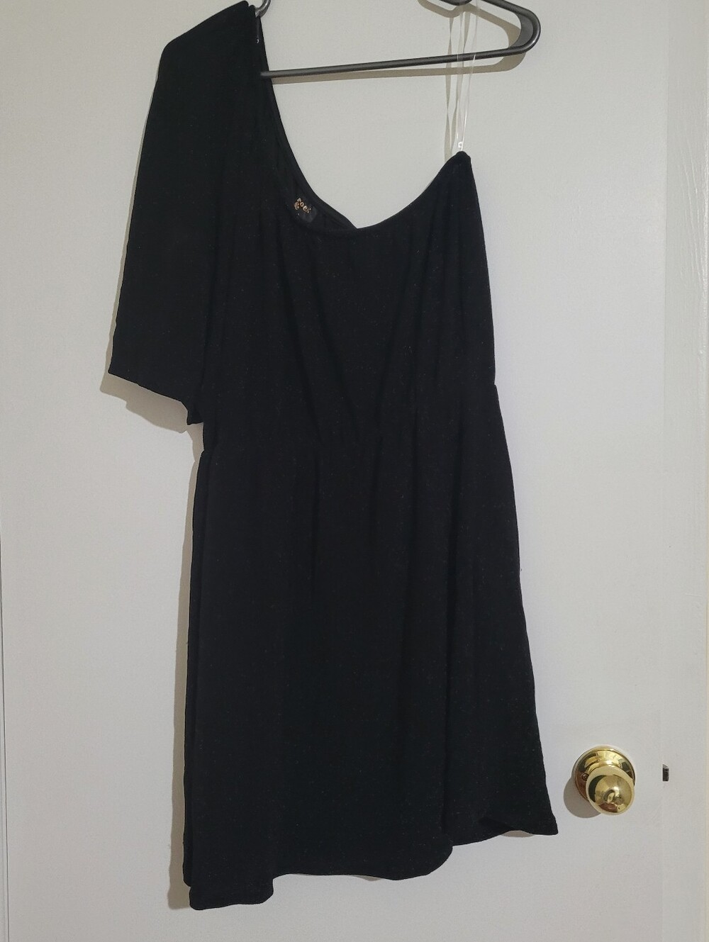 Women’s Black One-Shoulder Cocktail Dress
